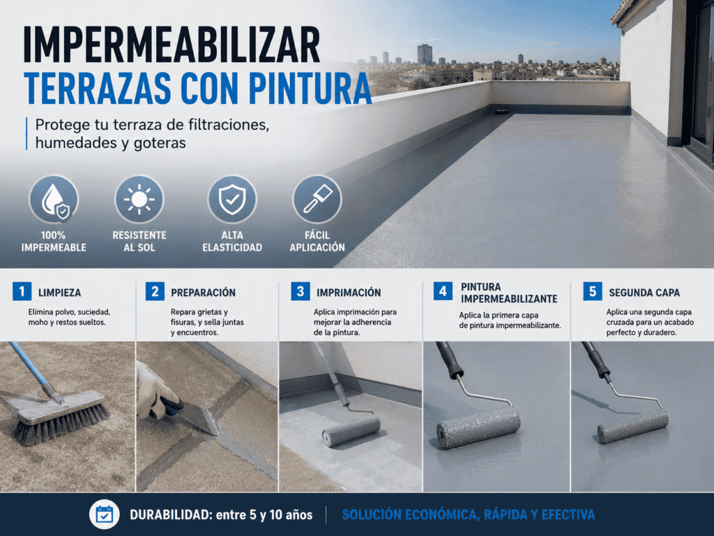 pintura para impermeabilizar exteriores